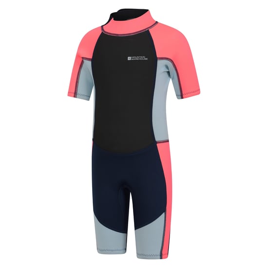 Mountain Warehouse Wetsuit met contrasterende panelen voor kinderen (Fuchsia) - Image 3