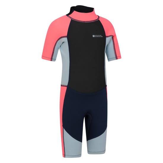 Mountain Warehouse Wetsuit met contrasterende panelen voor kinderen (Fuchsia) - Image 4