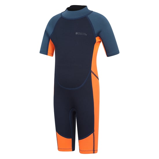 Mountain Warehouse Wetsuit met contrasterende panelen voor kinderen (Helder oranje) - Image 3