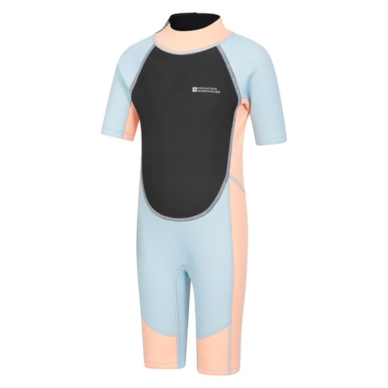 Mountain Warehouse Wetsuit met contrasterende panelen voor kinderen (Perzik) - Image 3