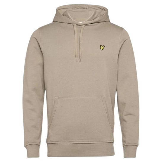 Lyle & Scott merk kaki rookbeige pull-over hoodie - Image 1