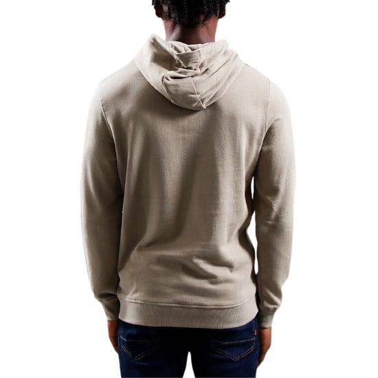 Lyle & Scott merk kaki rookbeige pull-over hoodie - Image 2