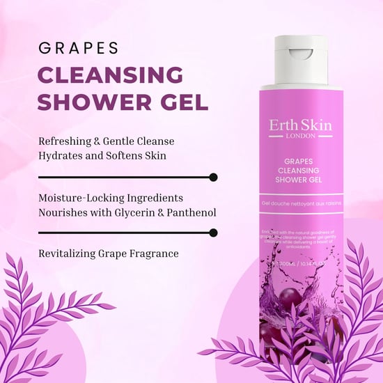 GRAPES CLEANSING SHOWER GEL 300ML - Image 2