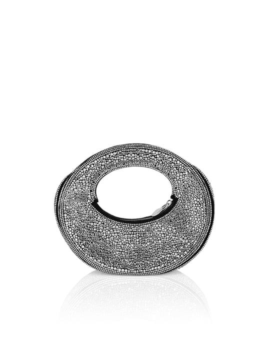 Suede Mini Handle Bag Strass - Image 2