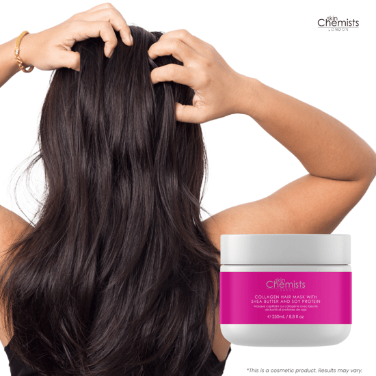 skinChemists Collagen Hair Mask with Shea Butter & Soy Protein 250ml - Image 4