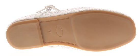 Miss Riot Girls Party Shoes Ballet Flats Gem 10 to 3 white - Image 5