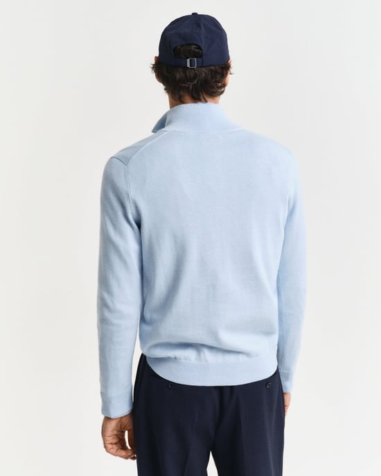 GANT Mens Classic Cotton Half zip Jumper - Image 3