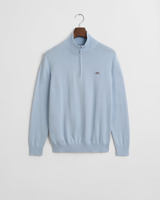 GANT Mens Classic Cotton Half zip Jumper - Image 4
