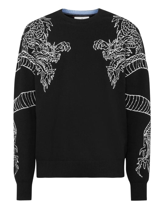 Pullover Ronde Hals Dragon - Image 1