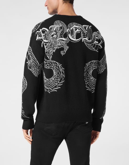Pullover Ronde Hals Dragon - Image 3