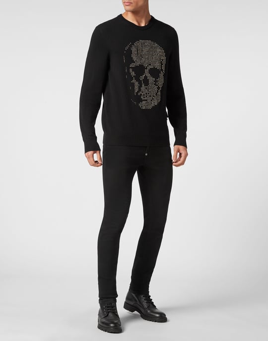 Pullover Ronde Hals Skull - Image 4
