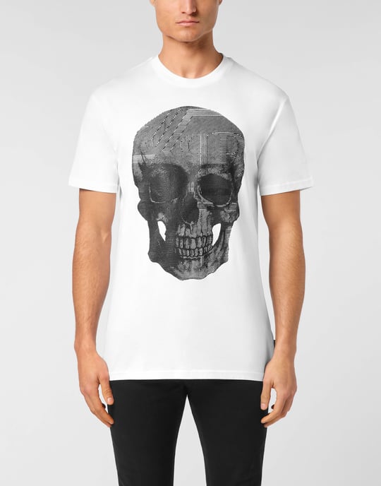 Jersey-T-shirt Rund Halsad Ss Dödskalle - Image 3