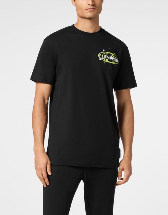 Plein Sport bomulls-T-shirt rund hals med logotyper - Image 2