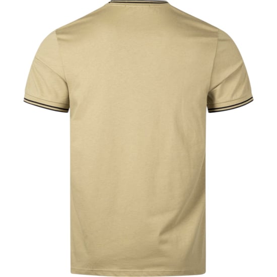 Fred Perry Twin Tipped T-Shirt Warm Stone - Image 3