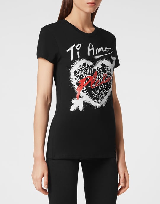 T-shirt med rund halsringning - Image 2