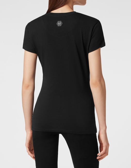T-shirt med rund halsringning - Image 5