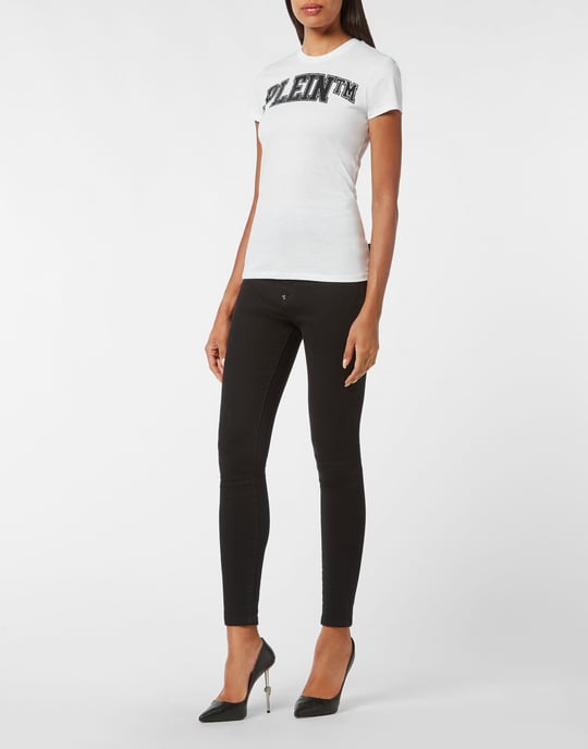 T-shirt med rund halsringning - Image 4
