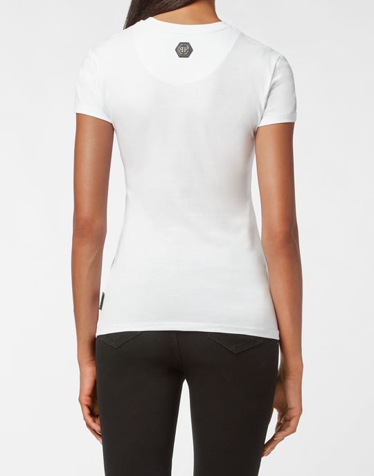 T-shirt med rund halsringning - Image 5