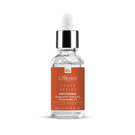 skinChemists Youth Series Tranexamic Acid 2.5%, Niacinamide 4% Brightening Serum 30ml - Image 1