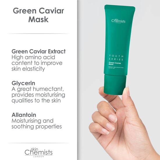 skinChemists Jeugd Serie Groene Kaviaar Masker 50ml - Image 4