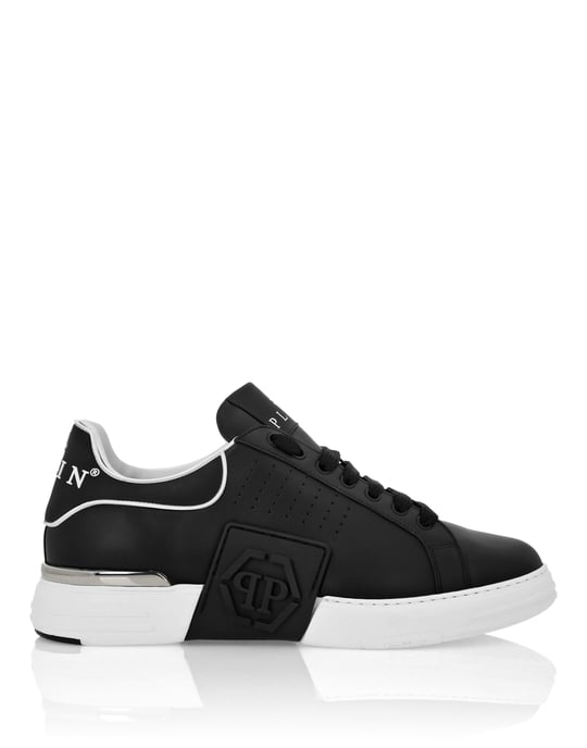 Nappa Leather Sneakers Low Top Hexagon - Image 2