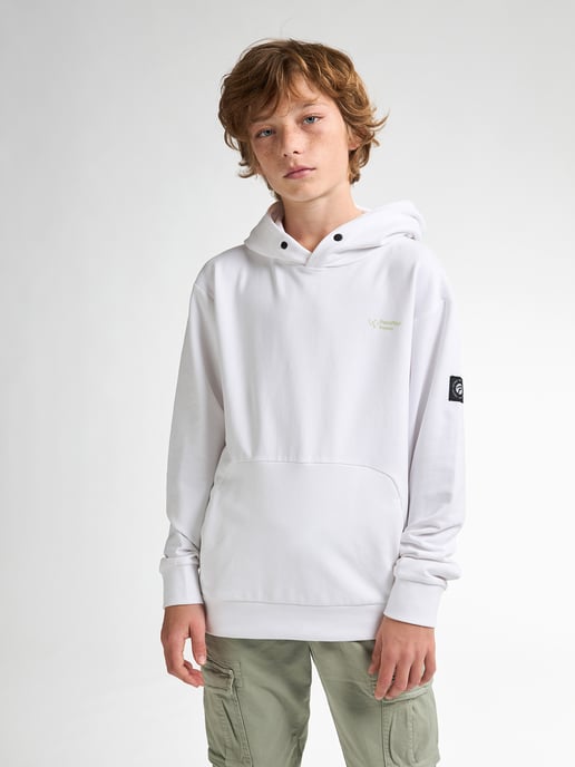 Petrol Industries - Jongens Backprint Hoodie Bayview - Wit - Image 3