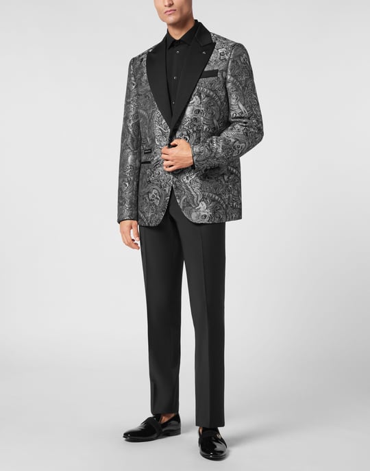Blazer Met Één Knoop Slim Fit Tattoo - Image 4