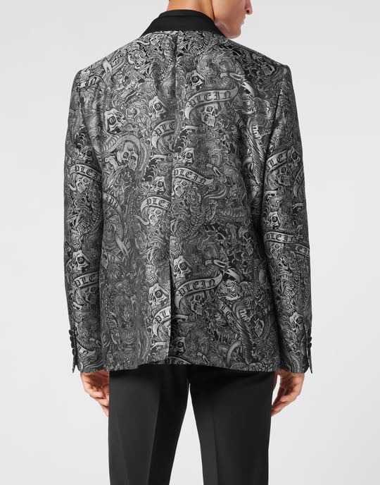 Blazer Met Één Knoop Slim Fit Tattoo - Image 5