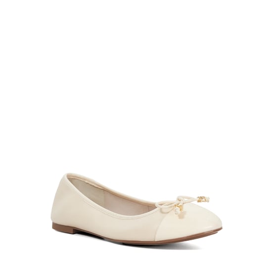 Dune Ladies Wf Hallo - Wide Fit Charm-Detail Ballet Shoes - Image 1