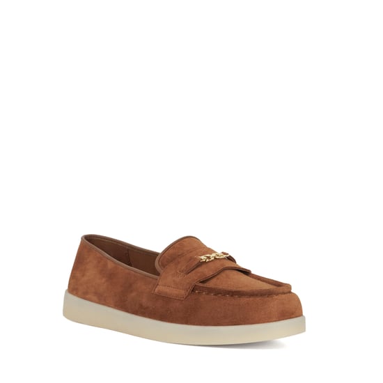 Dune Ladies Graciela - Suede Snaffle Trim Casual Loafers - Image 1