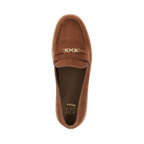 Dune Ladies Graciela - Suede Snaffle Trim Casual Loafers - Image 4