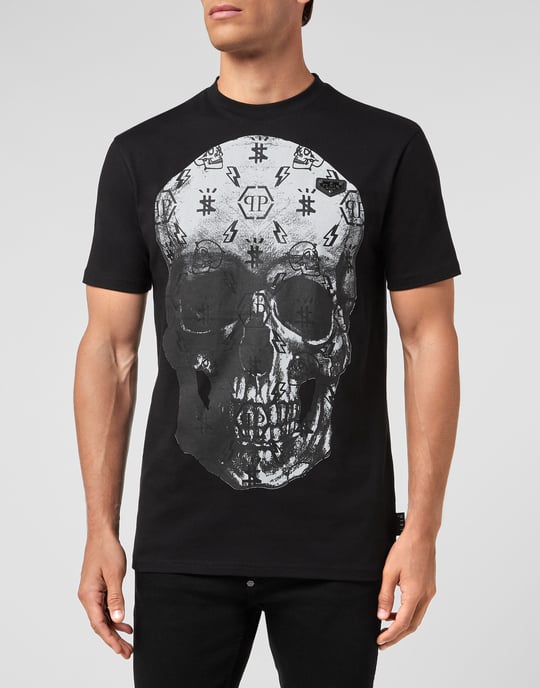 T-Shirt Rund Hals Skull - Image 2