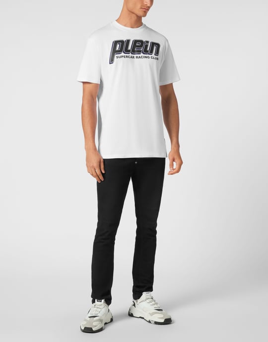 T-shirt med rund hals, kortärmad, Racing Club - Image 4
