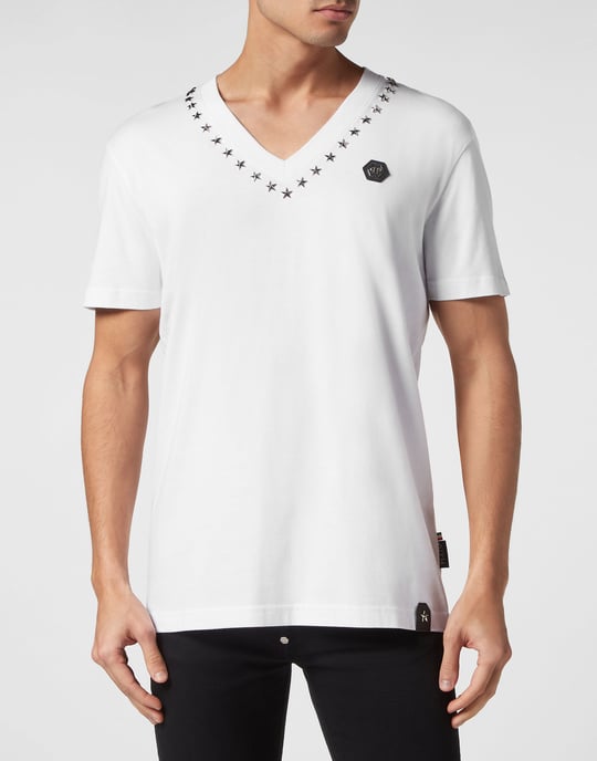 T-shirt med V-ringning - Image 2