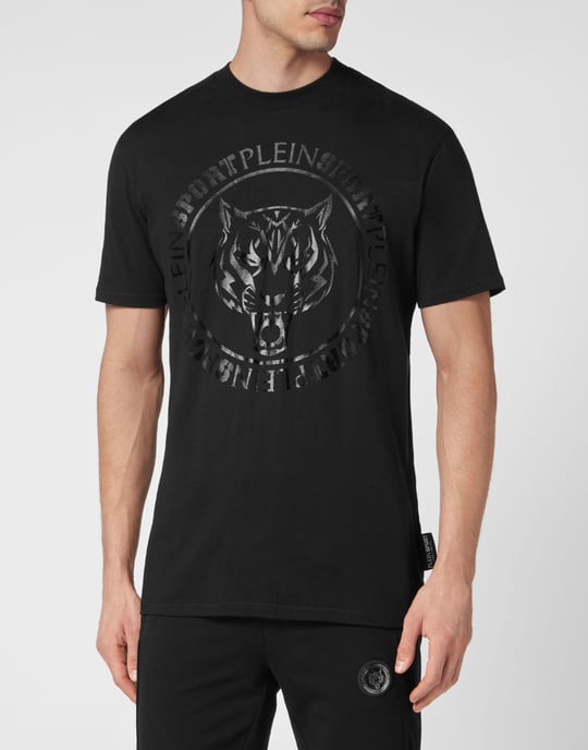 T-shirt Rund Halsad Kolfiber Tiger - Image 2