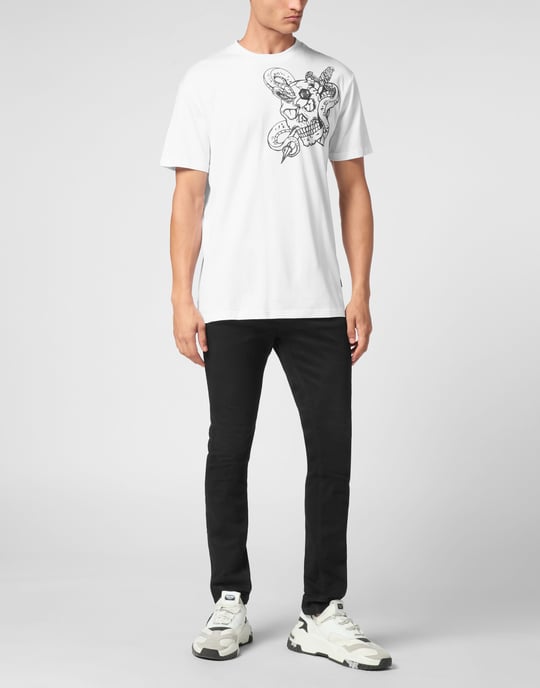 T-shirt Rund Halsad Orm - Image 4