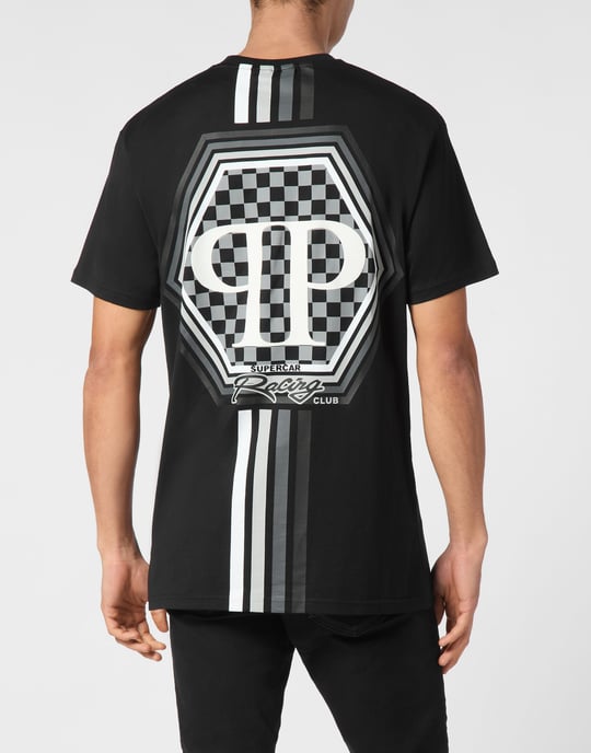 T-Shirt Round Neck Ss Stripes Hexagon - Image 5
