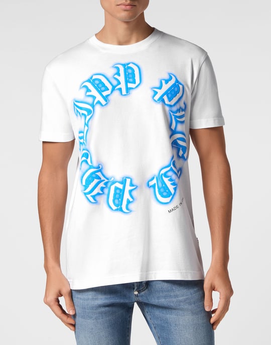 T-shirt Rund Hals Gotisk Plein - Image 2