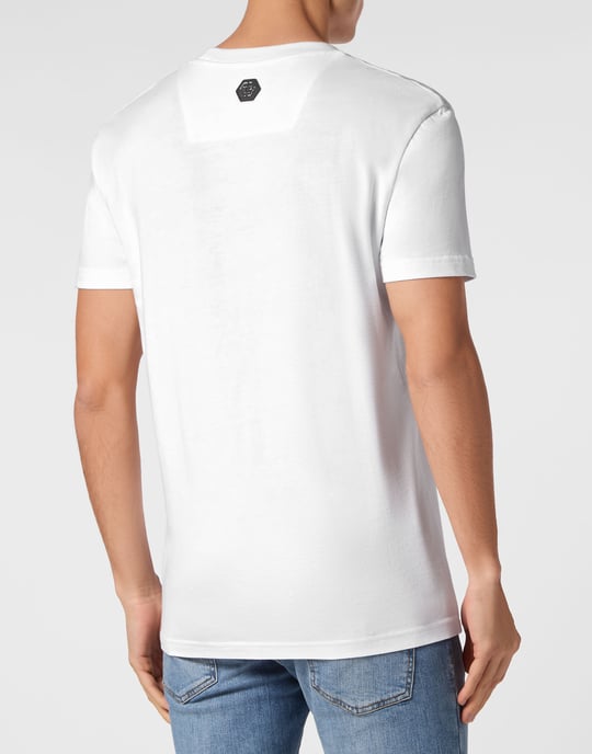 T-shirt Rund Hals Gotisk Plein - Image 3
