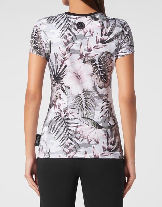 T-shirt med rund halsringning - Image 3