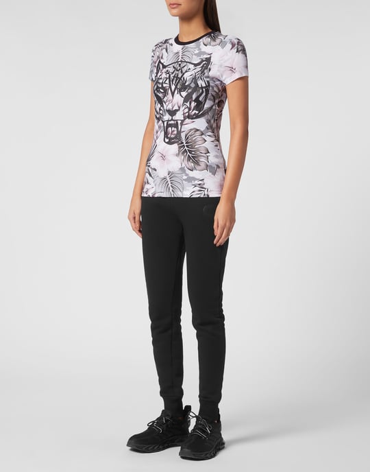 T-shirt med rund halsringning - Image 4
