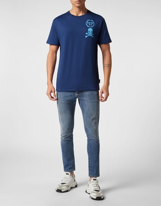 T-Shirt V-Hals Skull - Image 4