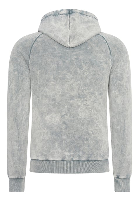 Gewassen hoodie met een used look - Image 2