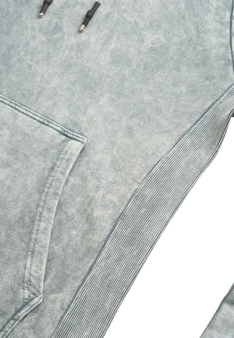 Gewassen hoodie met een used look - Image 5