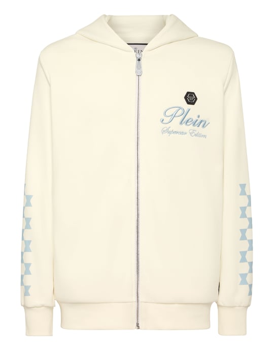 Hoodie Sweatjacka Cote D Azur Checkmate - Image 1