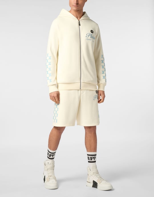 Hoodie Sweatjacka Cote D Azur Checkmate - Image 4