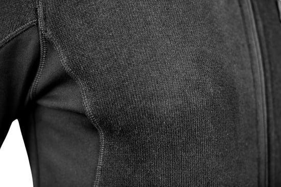 Dames Fusion Fleece Jacket Wandeljack Zwart - Image 4