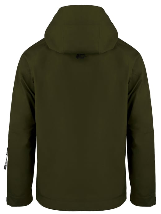 Heren 3-Laags Hardshell Wandeljack Olijfgroen - Image 3
