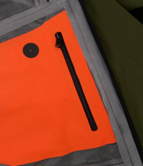 Heren 3-Laags Hardshell Wandeljack Olijfgroen - Image 6