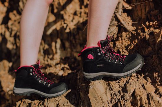 Dames Trekkingschoenen Suède Roze - Image 3